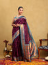 Vasthrlay Banarasi Unstitched Saree
