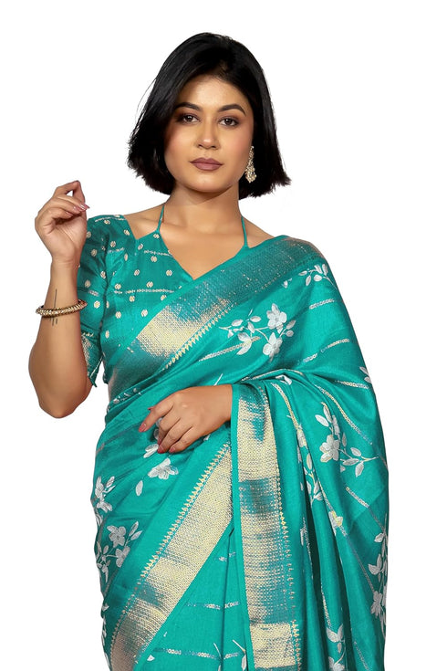 Vasthrlay Fashion Peacock Printed Ethnic Wear