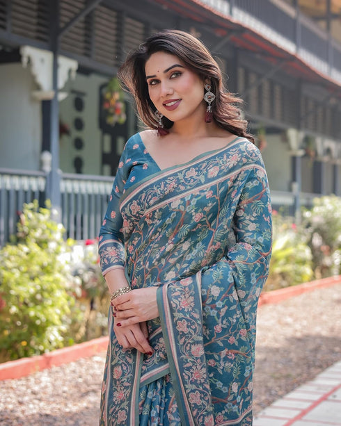 Vasthrlay Handloom Printed Saree