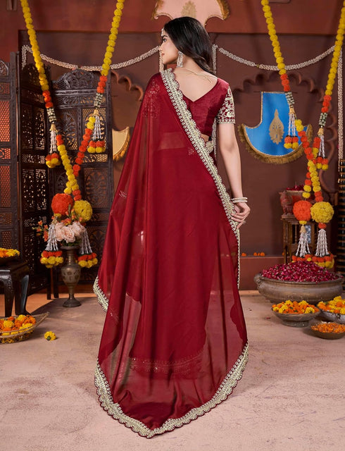 Vasthrlay Elegant Designer Embellished Lightweight