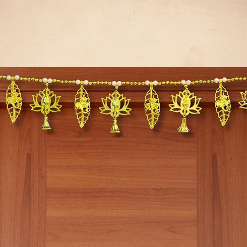 Golden Lotus torans for Entrance Door