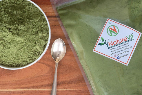 NatureVit Barley Grass Powder Nutrient-Rich Superfood Jar Pack