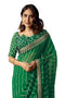 Vasthrlay Fashion Georgette Leheriya Printed Ethnic Wear