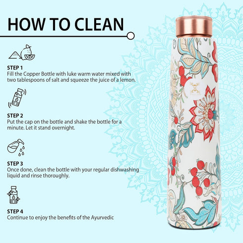 Pure Copper Water Bottle 950 ml