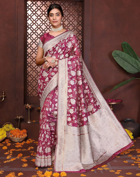 Vasthrlay Kanjivaram Banarasi Wedding Sari Az Ys Yasmin Saree