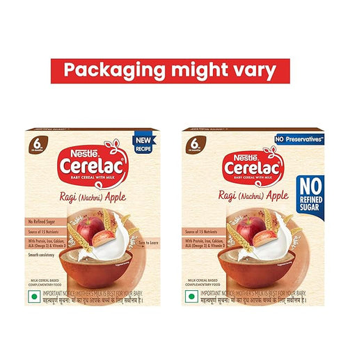 CERELAC Baby Food Cereal | Ragi (Nachni) Apple