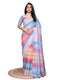 Vasthrlay Multicolour Womens Linen Ready To Wear Saree