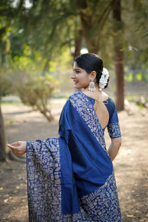 Vasthrlay Tussar Handloom Saree