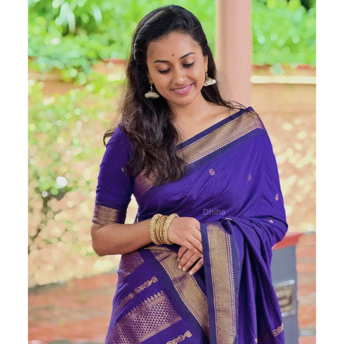 Vasthrlay Kanjivaram Tassels Saree