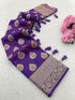 Vasthrlay Kanjivaram Banarasi Lavendar
