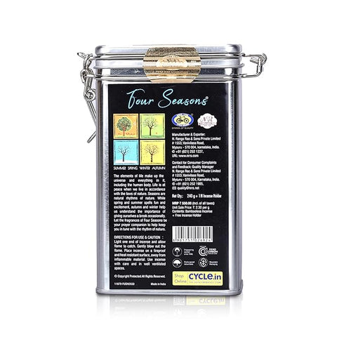 Cycle Pure Four Seasons Premium Bambooless Incense