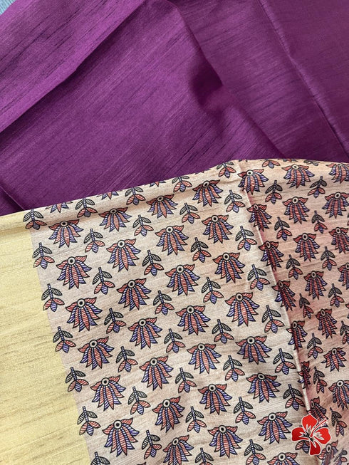 Vasthrlay Soft Tussar Saree