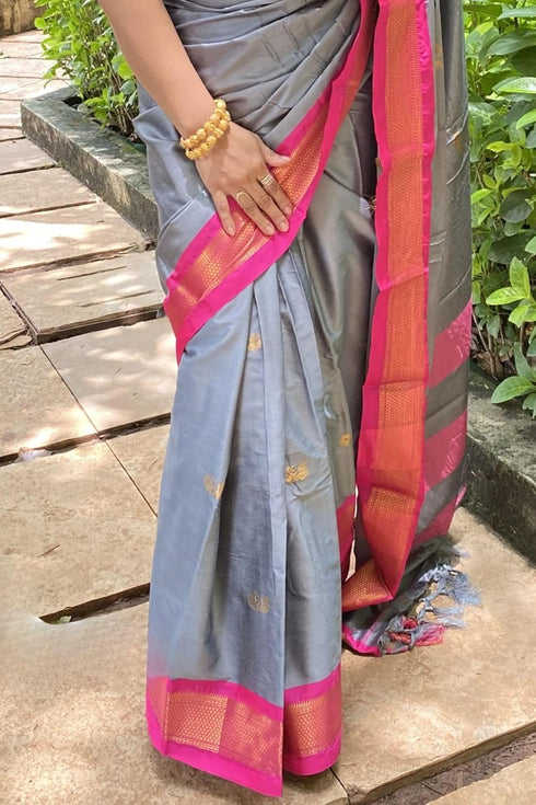 Vasthrlay Kanjivaram Lichi Blouse Ethnic Wear