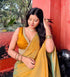 VasthrlayBoarder Unstitched Chhaavao Mustard Free Ethnic Wear