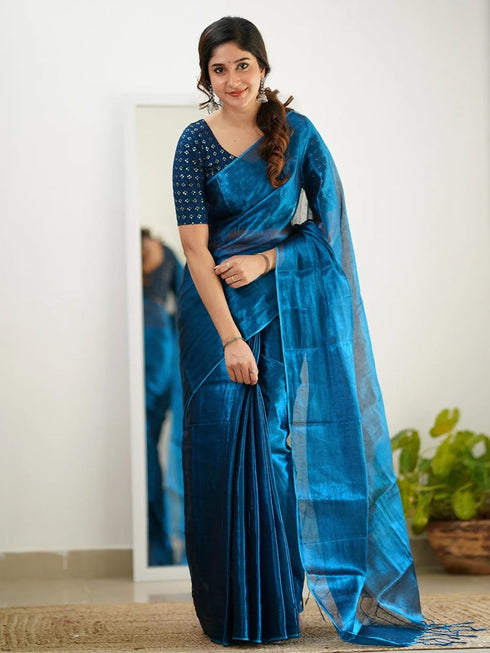 Vasthrlay Handloom Embroidery Unstitched Gold Ethnic Wear