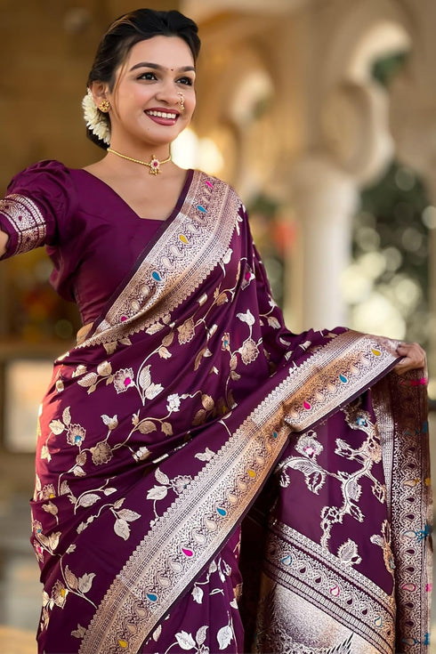 Vasthrlay Kanjivaram Handloom Golden Ethnic Wear