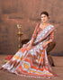 Vasthrlay Special Printed Unstitched Beige Saree