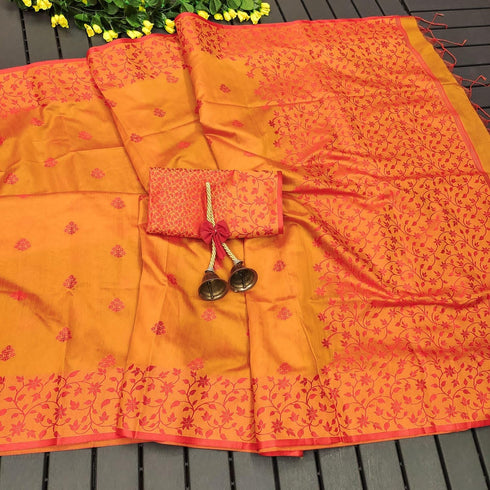 Vasthrlay Tussar Saree Floral