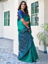 Vasthrlay Banarasi Jacquard Unstitched 3697s120n Teal
