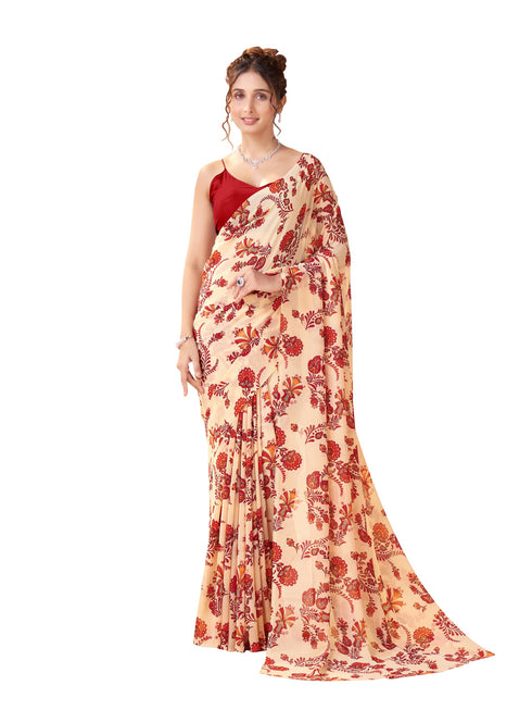Vasthrlay Georgette Printed Saree