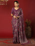 Vasthrlay Georgette Bandhani Unstitched Pink Saree