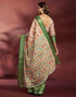 Vasthrlay Womens Printed Unstitched Navy Blue Saree