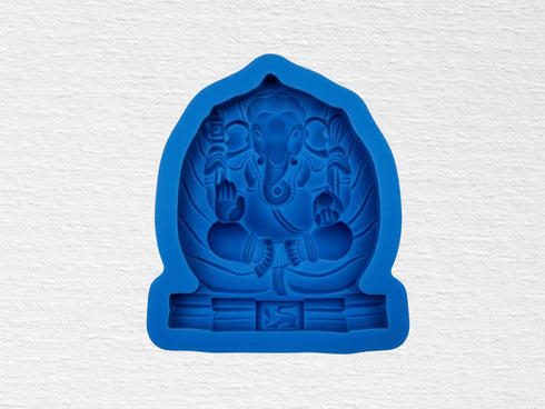 Claysphere Leaf Aura Ganesha Idol Silicone Mould (Medium)