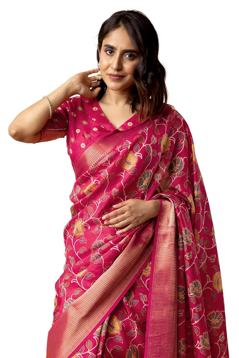 Vasthrlay Fashion Peacock Printed Ethnic Wear