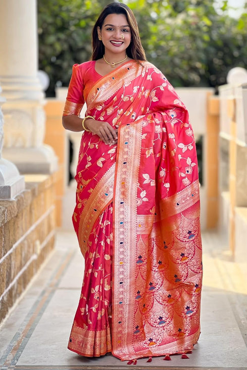 Vasthrlay Kanjivaram Handloom Golden Ethnic Wear