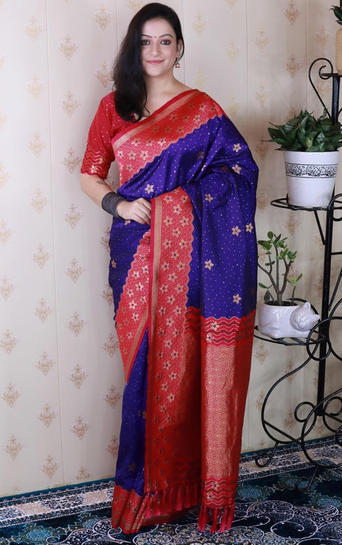 Vasthrlay Kanjivaram Unstitched Blouse Ethnic Wear