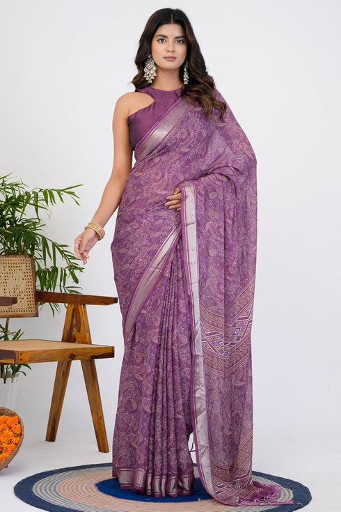 Vasthrlay Fashion Georgette Bandhani Printed Ethnic Wear
