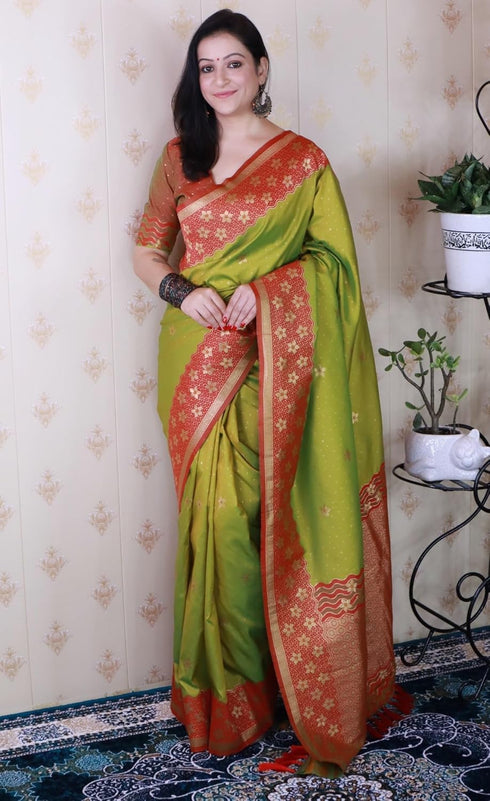 Vasthrlay Kanjivaram Unstitched Blouse Ethnic Wear