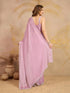 Vasthrlay Zarkan Unstitched Purple Ethnic Wear