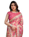 Vasthrlay Handloom Tassels Botanical Saree