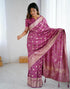 Vasthrlay Banarasi Weaving Unstitched Blue Saree