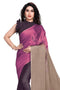 Vasthrlay Fashion Chiffon Printed Grey Ethnic Wear