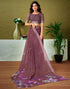 Vasthrlay Womens Cotton Printed Pink Saree