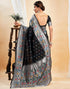 Vasthrlay Womens Paithani Unstitched Pink Saree