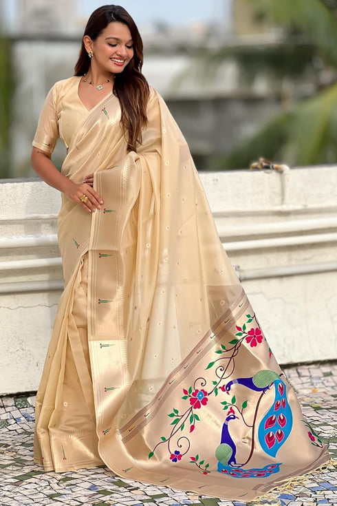 Vasthrlay Organza Kanjivaram Handloom Ethnic Wear