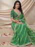 Vasthrlay Georgette Embroidery Unstitched Orange Saree