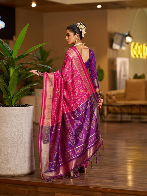 Vasthrlay Kanjivaram Unstitched Jacquard Stylish Saree