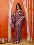 Vasthrlay Banarasi Weaving Maroon Saree