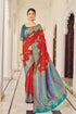 Vasthrlay Banarasi Rich Redfirozi Ethnic Wear