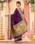Vasthrlay Weaving Paithani Unstitched Pink Saree
