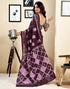Vasthrlay Womens Printed Unstitched Dark Green Saree