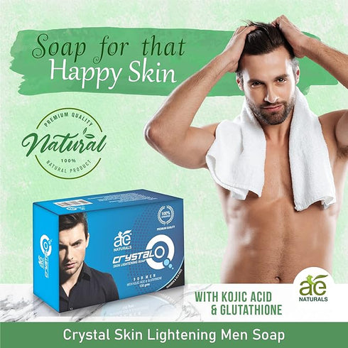 Ae Naturals Crystal Q Skin Lightening Soap For Men 135 g