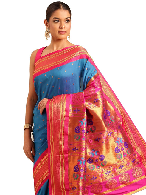 Vasthrlay Paithani Bottle Saree