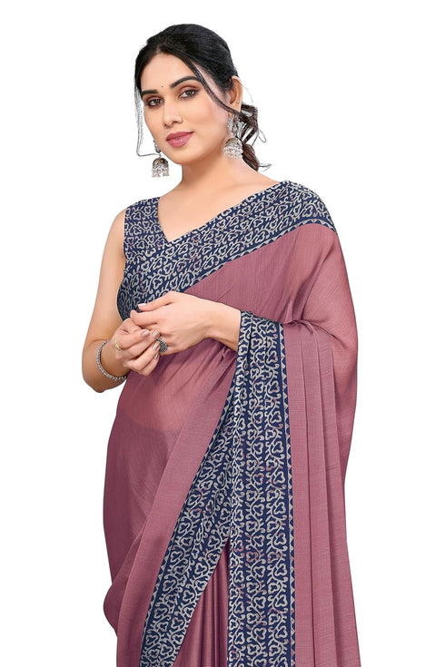Vasthrlay Fashion Chiffon Georgette Teal Ethnic Wear