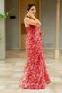 Vasthrlay Fashion Chiffon Georgette Coral Ethnic Wear