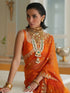 Vasthrlay Orange Saree